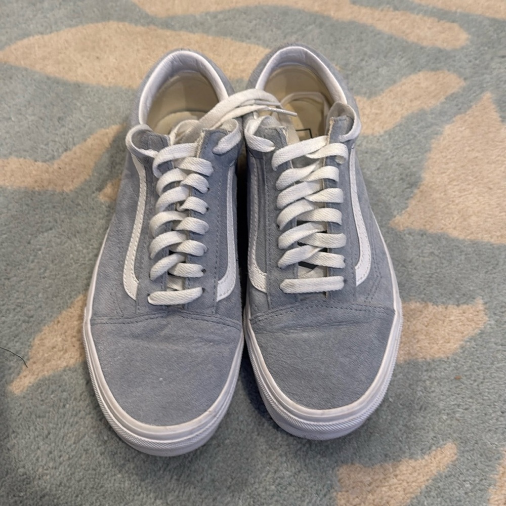 Vans Suede Old Skool Pig Suede sneakers in Blue Fog
